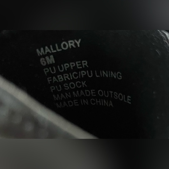 KELL PARKER Women’s Mallory Quilted Lace Up Black Boots Size 6M - Picture 8 of 8